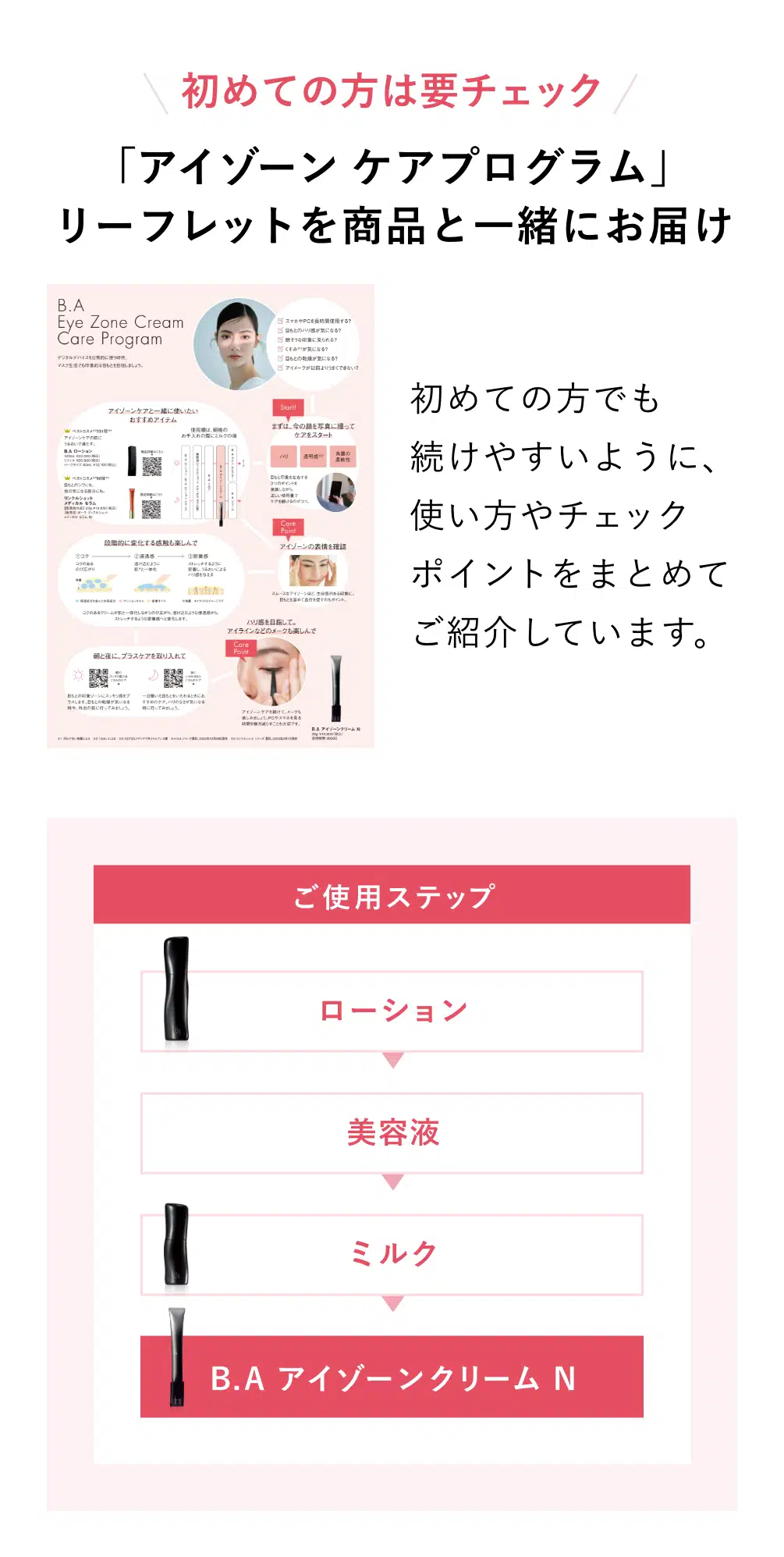 ご使用ステップ