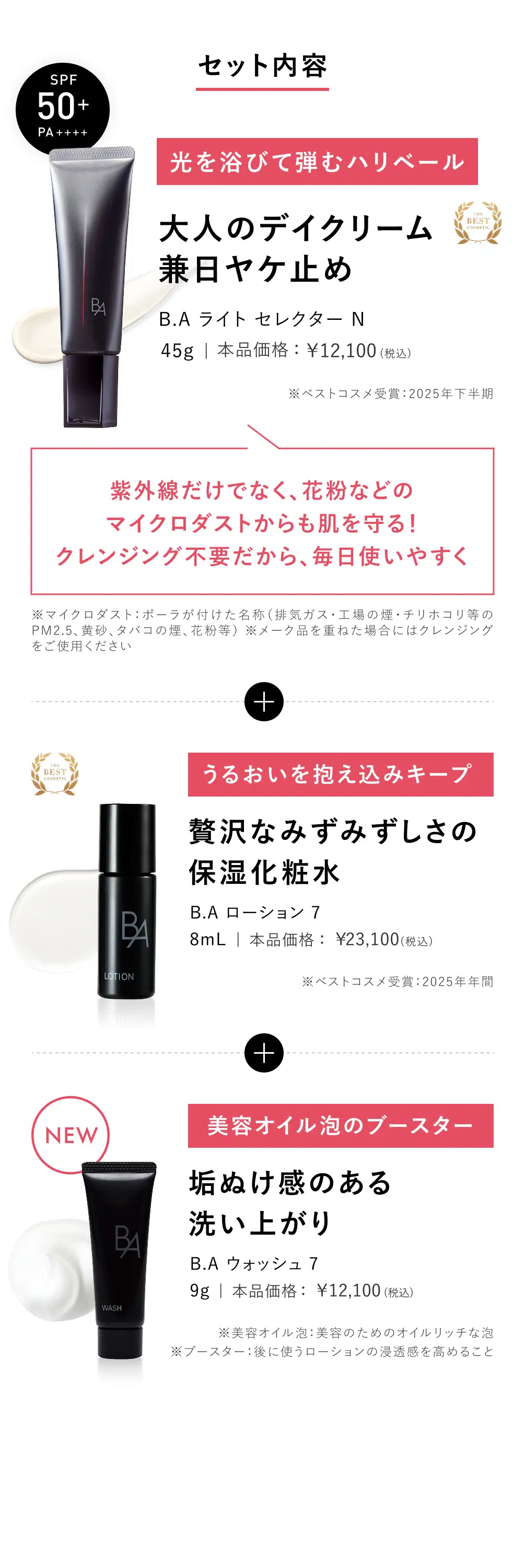 B.A ライト セレクター シーズナルスペシャルボックス N セット内容
