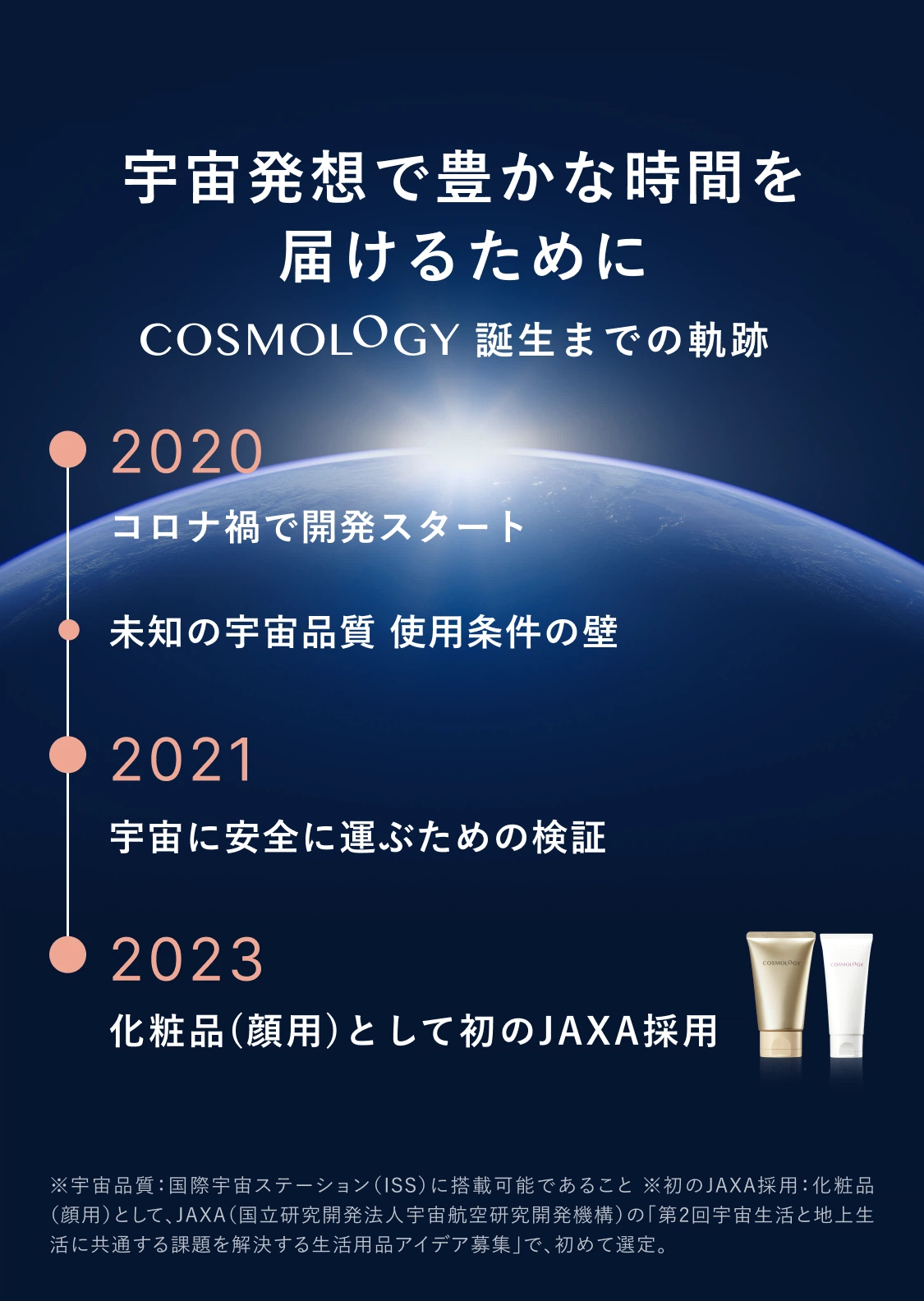 宇宙発想で豊かな時間を届けるために