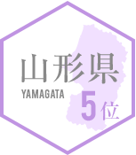 5位 山形県