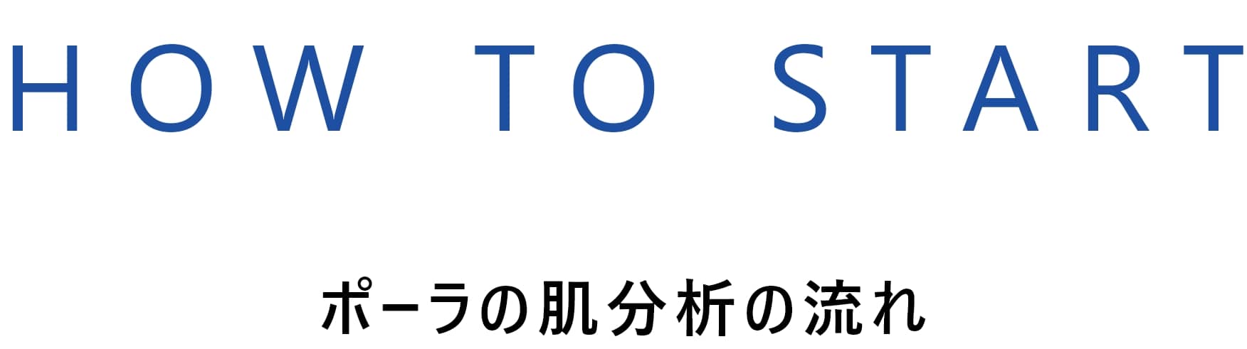 ポーラの肌分析の流れ