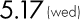 5.17(wed)