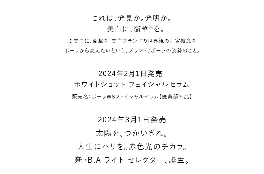新・B.A ライト セレクター、誕生