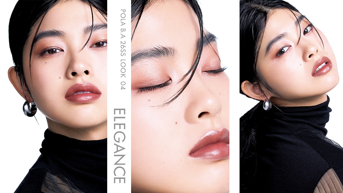 POLA B.A 26SS LOOK 04 ELEGANCE makeup by HIROKI NAKAOKA