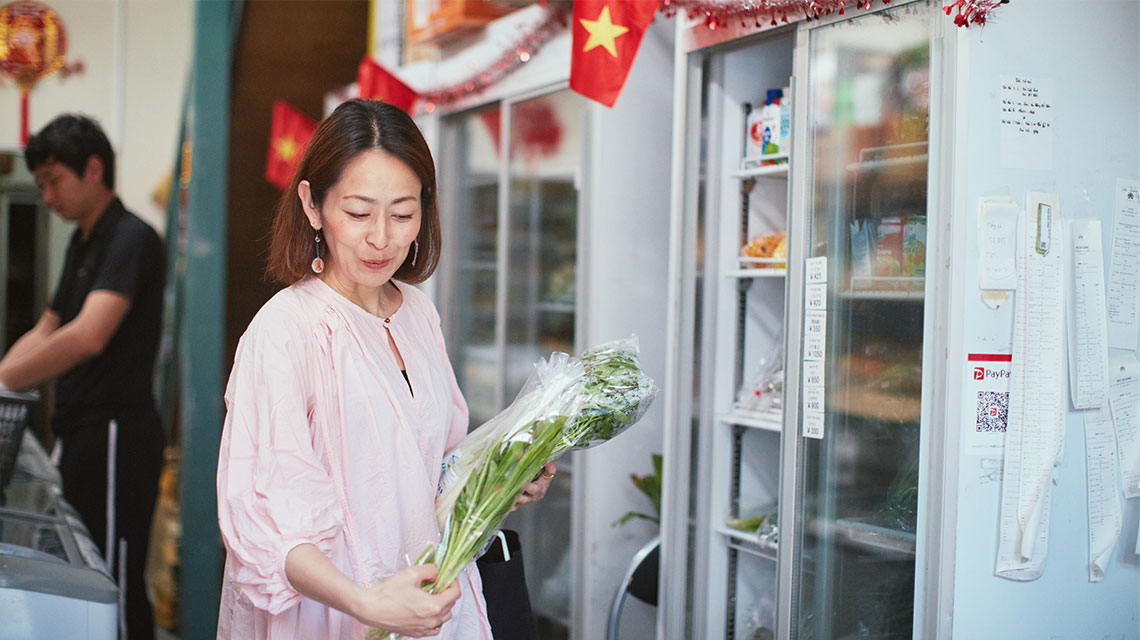 ベトナム食材店の様子