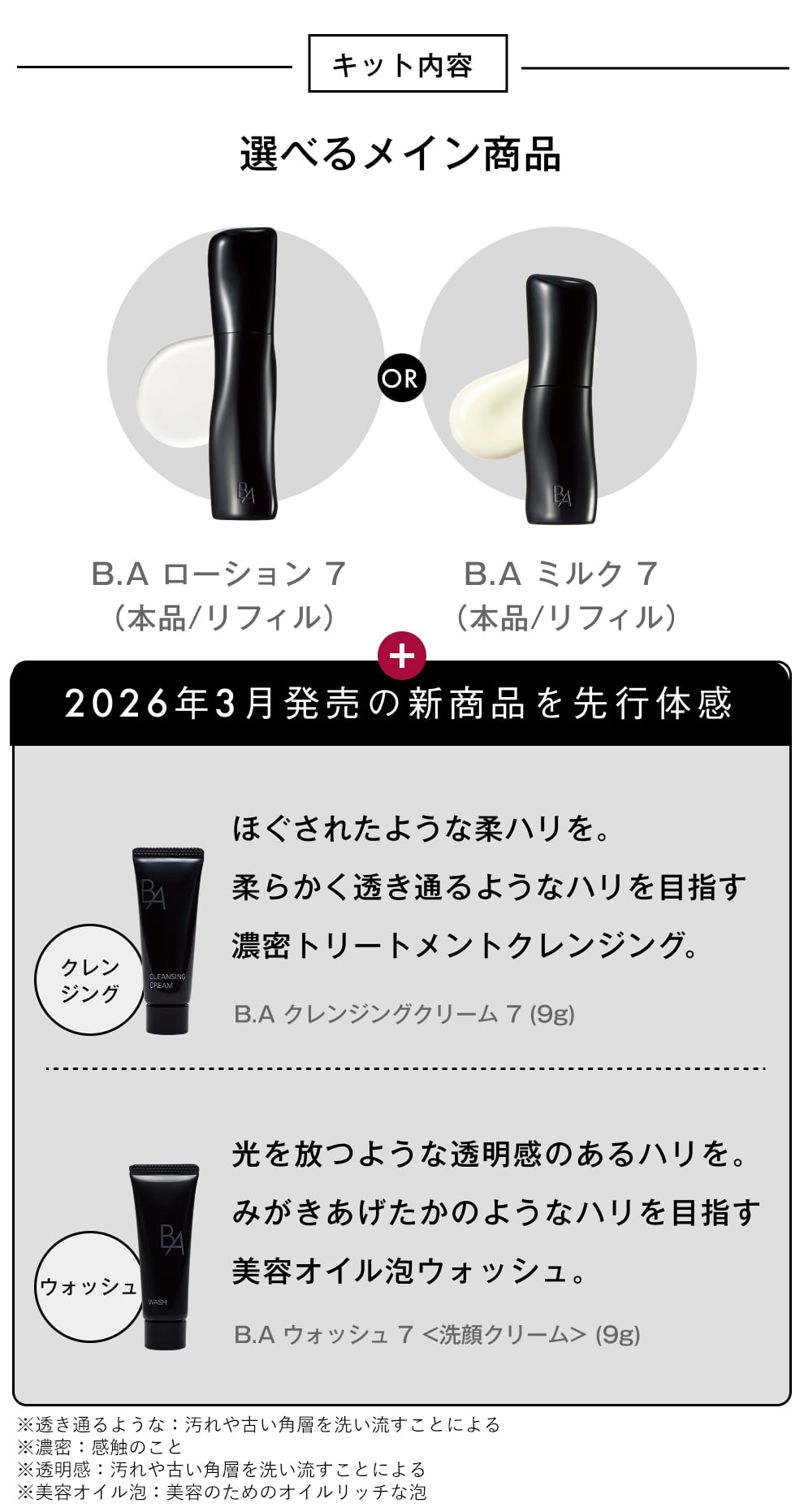 B.A リミテッドキット: (並び順：おすすめ順) | ポーラ公式 エイジング