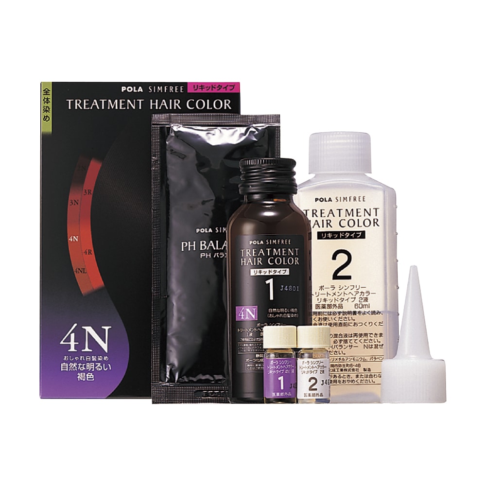 シンフリー　トリートメントヘアカラー リキッドタイプ 4R