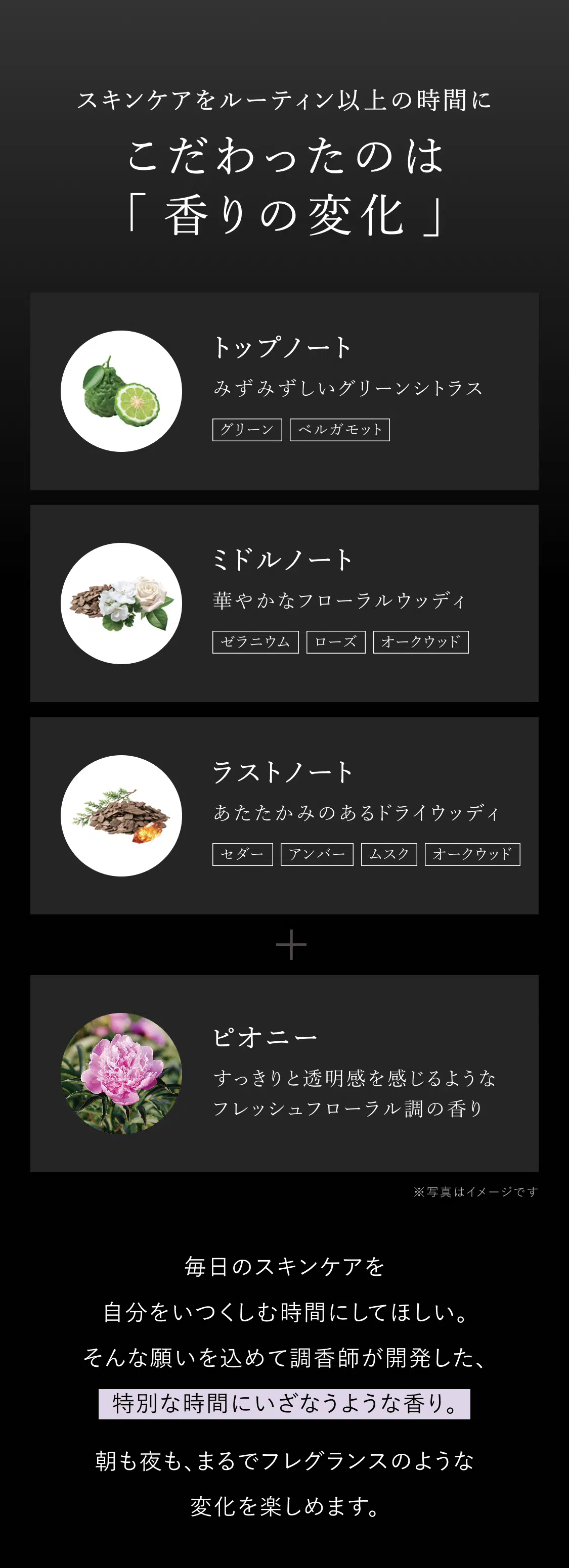 こだわったのは「香りの変化」