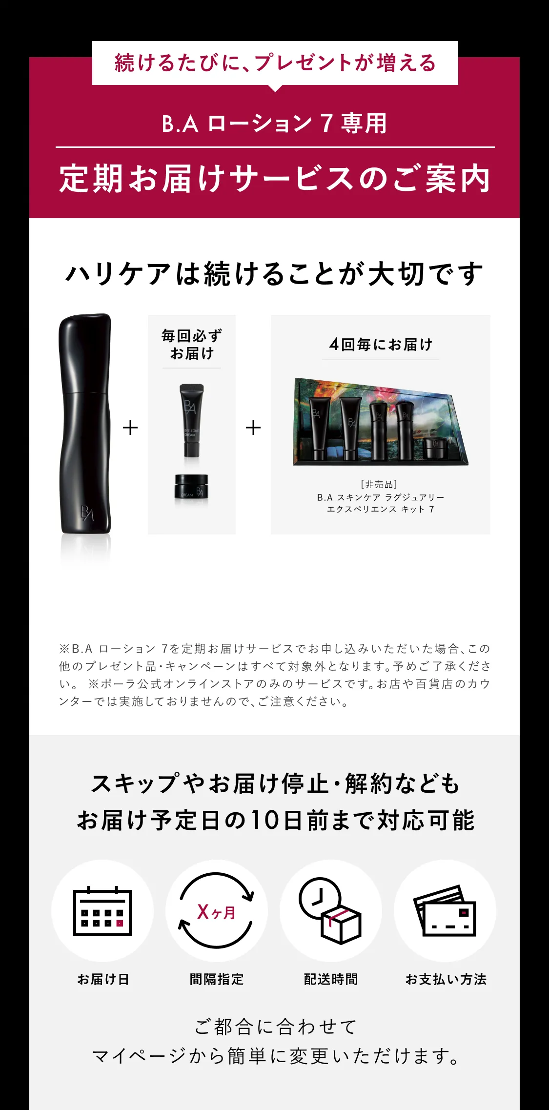 ポーラ最高峰ブランドを象徴する化粧水「B.A ローション 7」 | ポーラ