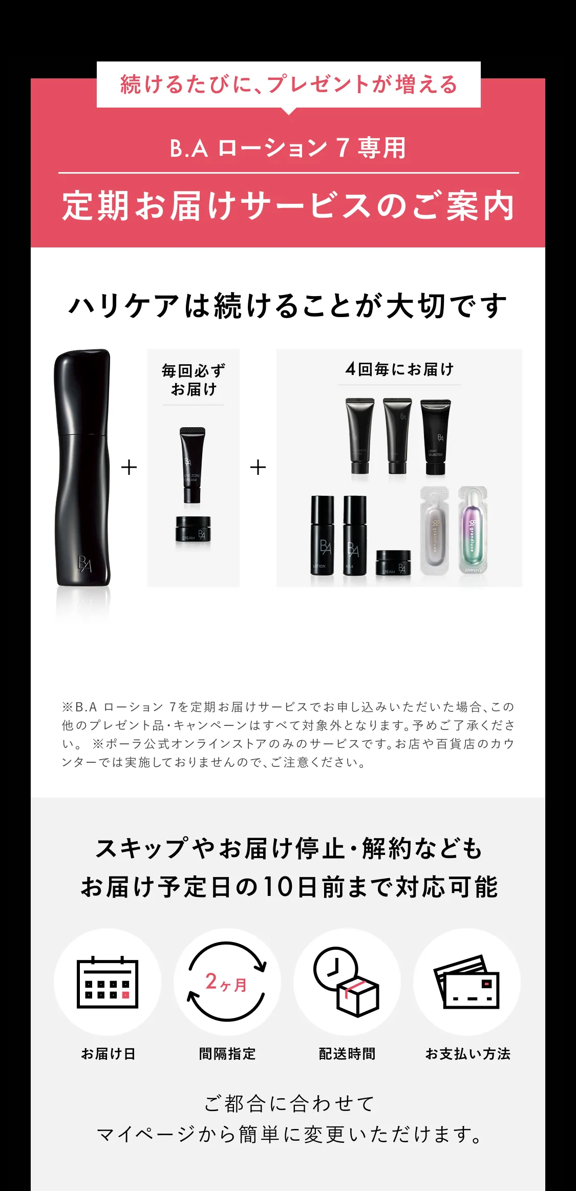 選べるメインアイテム 4品きっとのメインアイテムは、お好きな商品に変更いただけます。