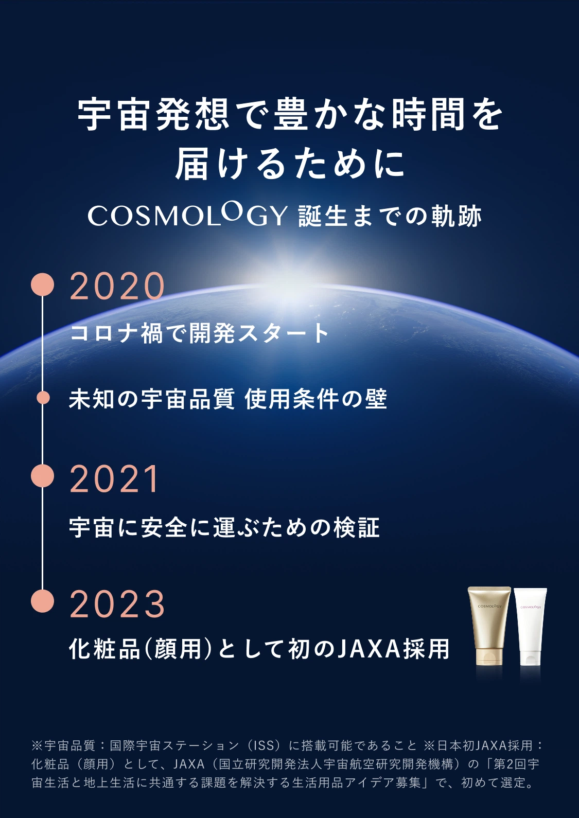 宇宙発想で豊かな時間を届けるために