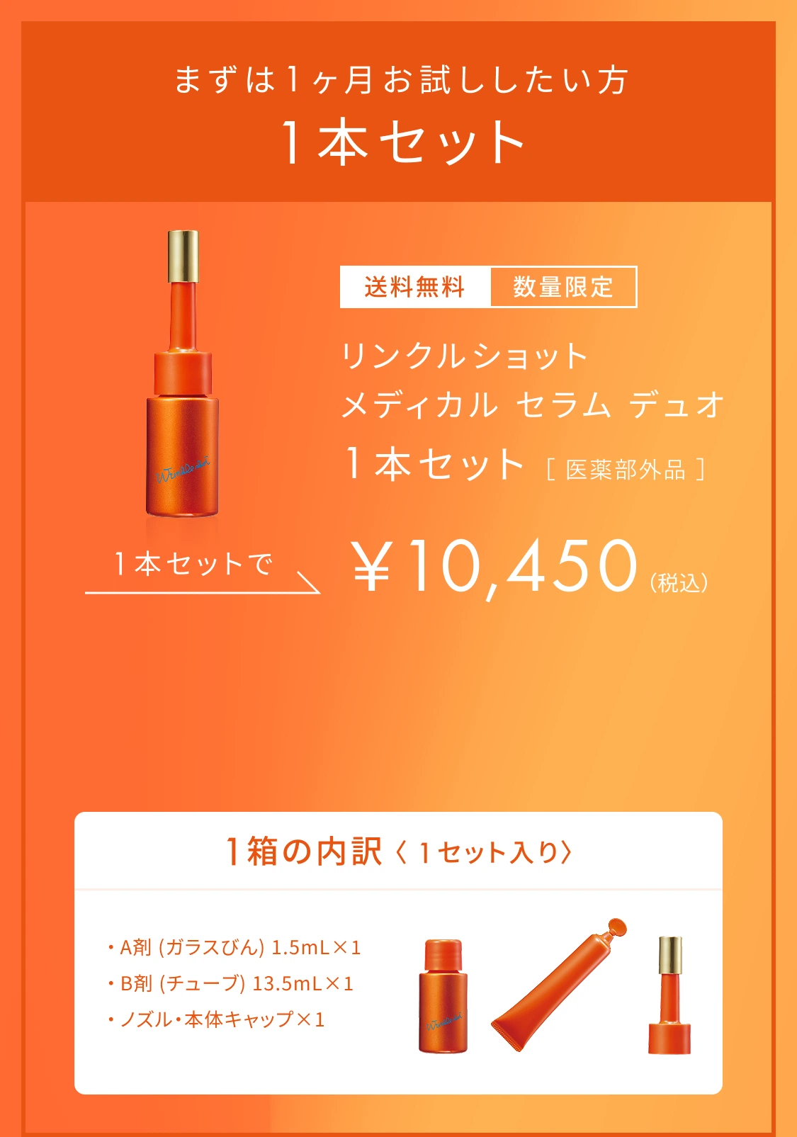 リンクルショット メディカルセラム デュオ 1本セット