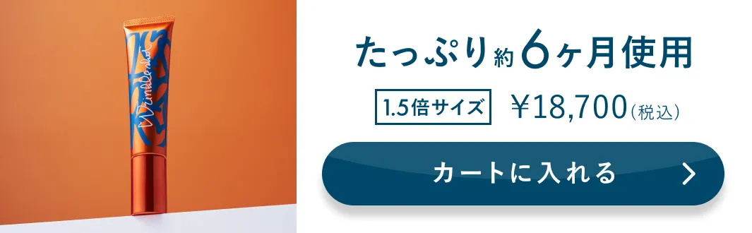 たっぷり約6ヶ月使用 1.5倍サイズ ￥18,700（税込） カートに入れる