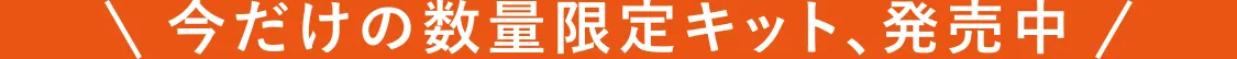 今だけの数量限定キット、発売中