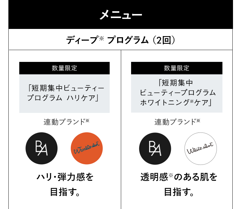 メニュー
