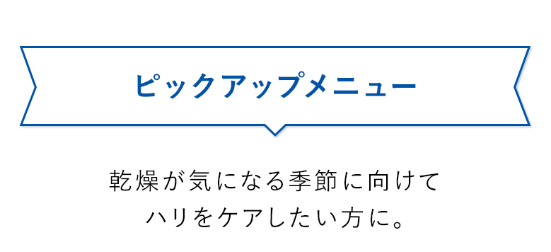 ピックアップメニュー